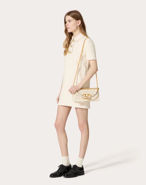 Valentino BOLSO DE HOMBRO VALENTINO GARAVANI LOCÒ DE CUERO NAPA PLISADO Ofertas