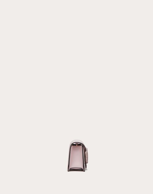 Valentino BOLSO PEQUEÑO DE HOMBRO VALENTINO GARAVANI LOCÒ CON LOGOTIPO EN PEDRERÍA En oferta