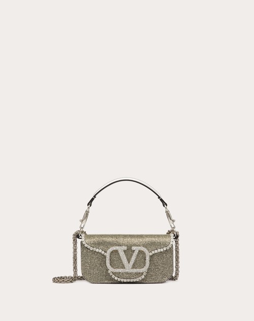 Valentino BOLSO PEQUEÑO DE HOMBRO VALENTINO GARAVANI LOCÒ BORDADO Ventas relámpago