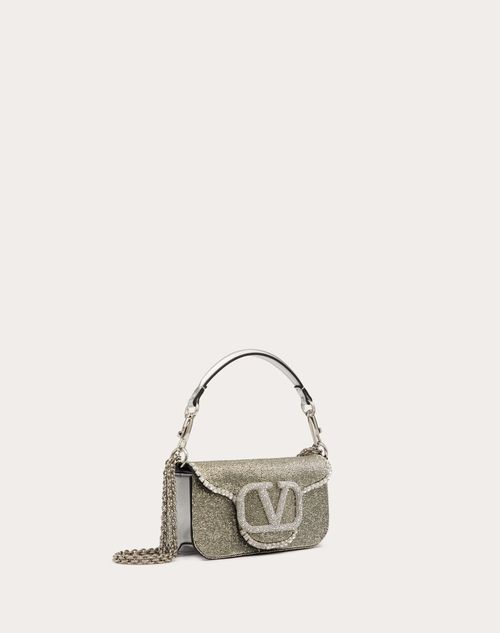 Valentino BOLSO PEQUEÑO DE HOMBRO VALENTINO GARAVANI LOCÒ BORDADO Ventas relámpago