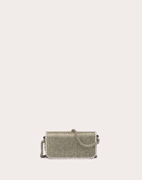 Valentino BOLSO PEQUEÑO DE HOMBRO VALENTINO GARAVANI LOCÒ BORDADO Ventas relámpago