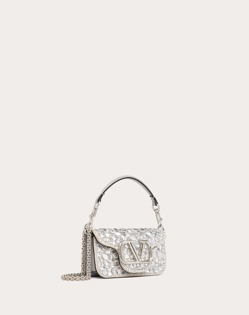 Valentino BOLSO PEQUEÑO DE HOMBRO VALENTINO GARAVANI LOCÒ CON CRISTALES Descuento