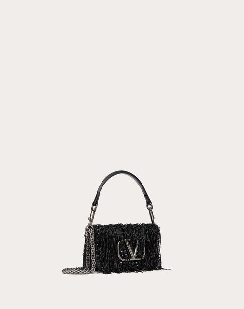 Valentino BOLSO DE HOMBRO PEQUEÑO VALENTINO GARAVANI LOCÒ BORDADO Tienda