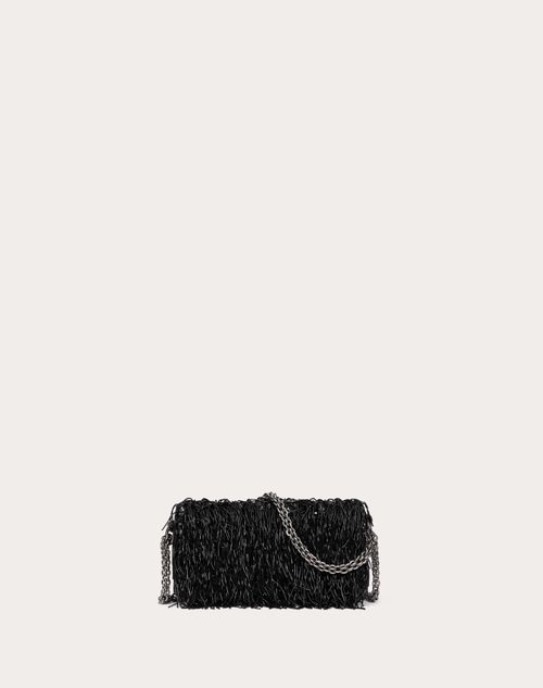 Valentino BOLSO DE HOMBRO PEQUEÑO VALENTINO GARAVANI LOCÒ BORDADO Tienda