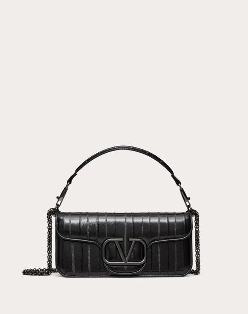 Valentino BOLSO DE HOMBRO VALENTINO GARAVANI LOCÒ DE CUERO DE ANGUILA