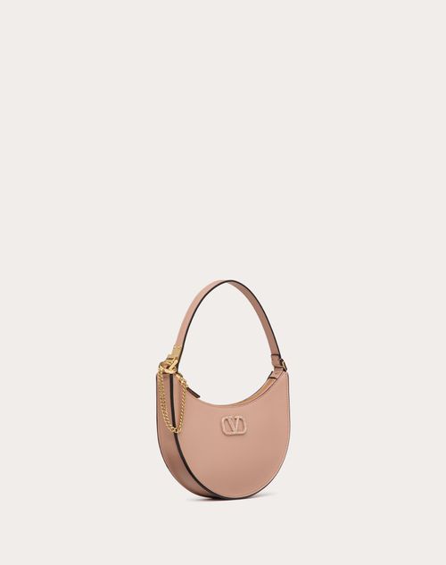 Valentino MINIBOLSO HOBO DE CUERO DE BECERRO CON VLOGO SIGNATURE DE JOYERÍA Últimos 2 días