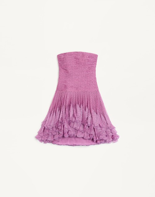 Valentino VESTIDO DE CHIFFON CON ESTAMPADO PLUSDEPOIS Promoción por tiempo limitado