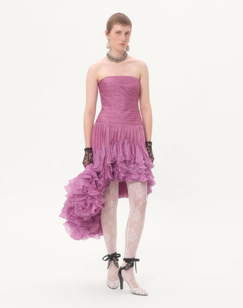 Valentino VESTIDO DE CHIFFON CON ESTAMPADO PLUSDEPOIS Promoción por tiempo limitado