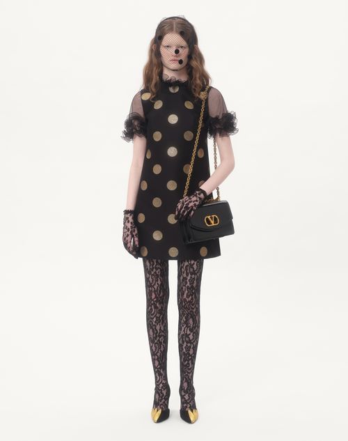 Valentino VESTIDO CORTO DE LÚREX DE JACQUARD PLUSDEPOIS Solo queda un día