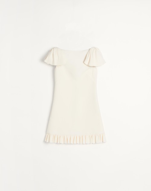 Valentino VESTIDO CORTO DE CREPE COUTURE