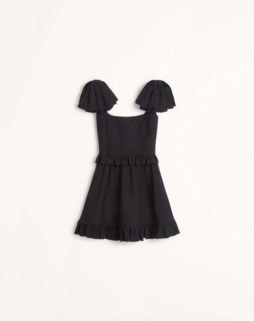 Valentino VESTIDO CORTO DE CREPE COUTURE