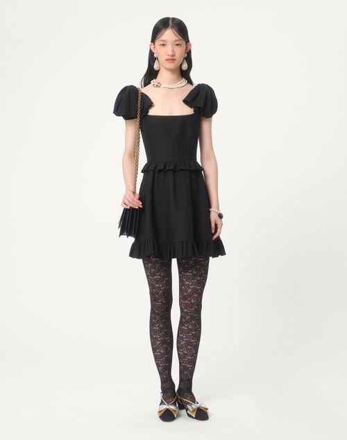 Valentino VESTIDO CORTO DE CREPE COUTURE Limitado a 3 días