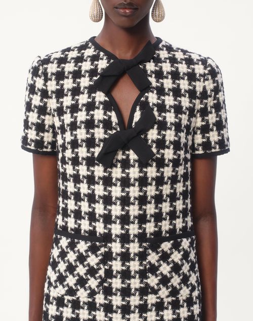 Valentino VESTIDO CORTO DE DAMIER LIGHT TWEED Ahorra y exporta