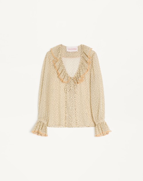 Valentino CAMISA DE LIGHT GEORGETTE CON ESTAMPADO PLUSDEPOIS
