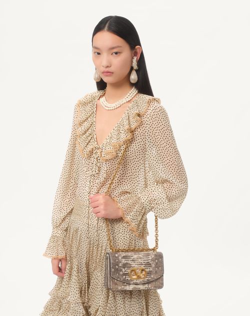 Valentino CAMISA DE LIGHT GEORGETTE CON ESTAMPADO PLUSDEPOIS Descuento por venta flash