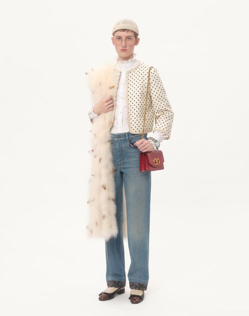 Valentino CAMISA DE POPELINA DE ALGODÓN Ofertas de temporada