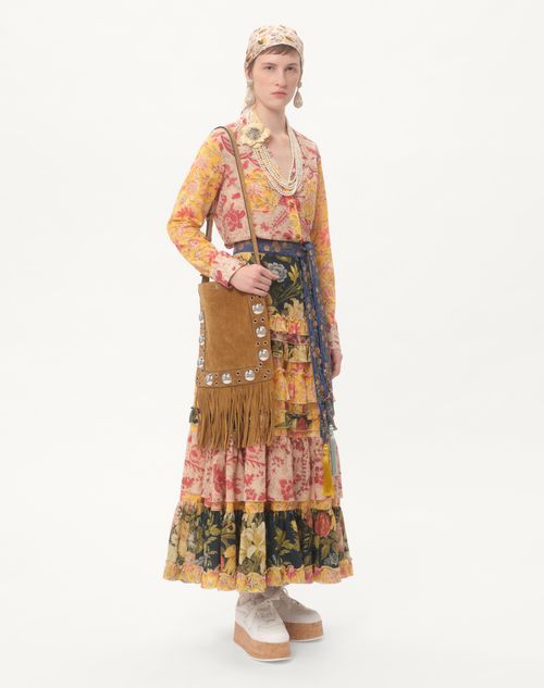 Valentino CAMISA DE MUSSOLA PAISLEY SPECULARE VOYAGE IMAGINAIRE Precio ultrabajo