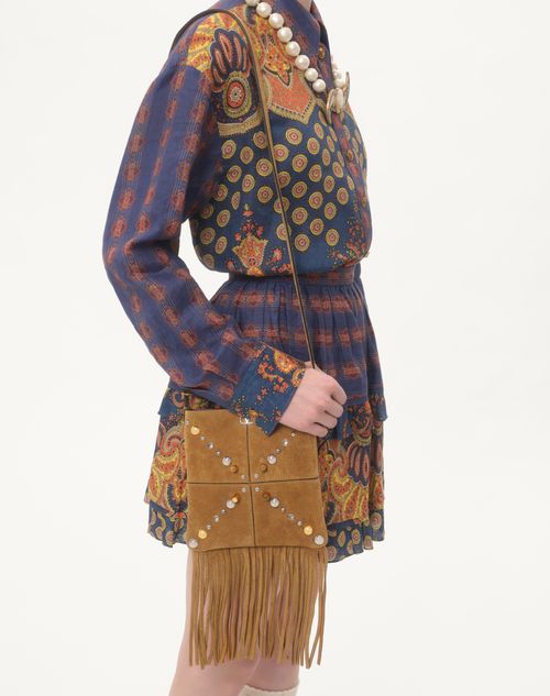 Valentino CAMISA DE LINO PAISLEY MEDAGLIONI VOYAGE IMAGINAIRE Devoluciones gratuitas