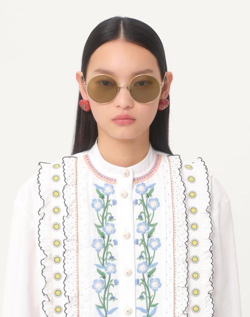 Valentino CAMISA BORDADA COTTON POPELINE 2025