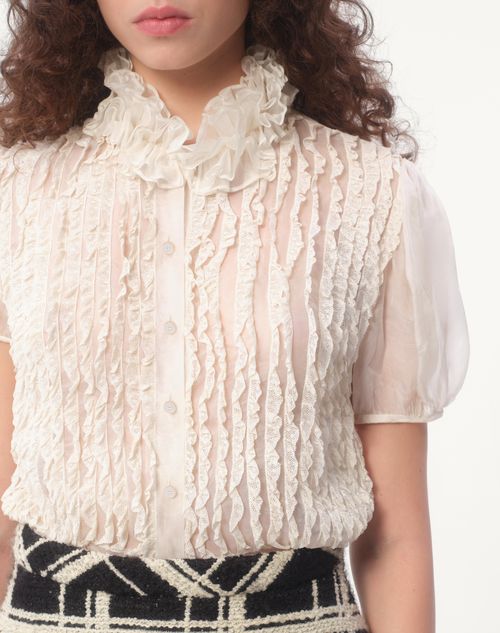 Valentino BLUSA DE CHIFFON Los más vendidos