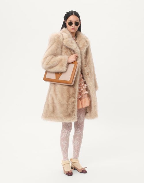 Valentino ABRIGO DE PIEL SINTÉTICA Tienda