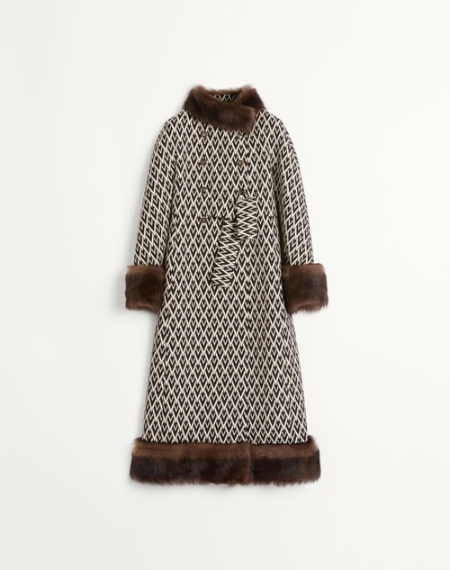 Valentino ABRIGO DE JACQUARD TOUTE LA V