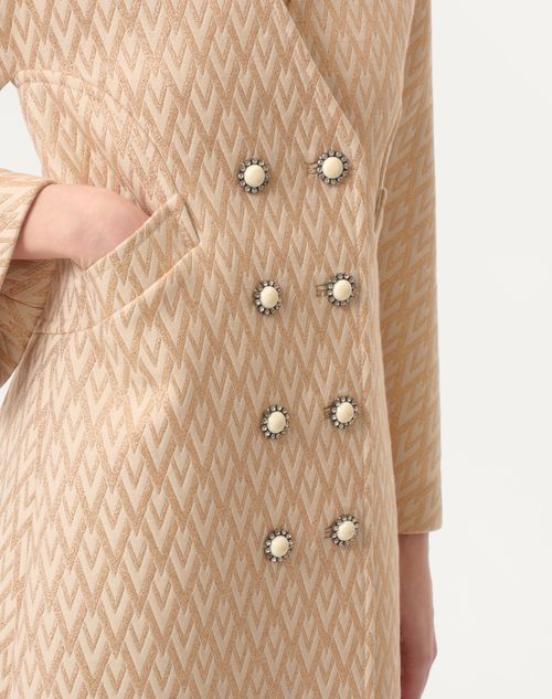 Valentino ABRIGO DE LUREX JACQUARD TOUTE LA V Envío gratis