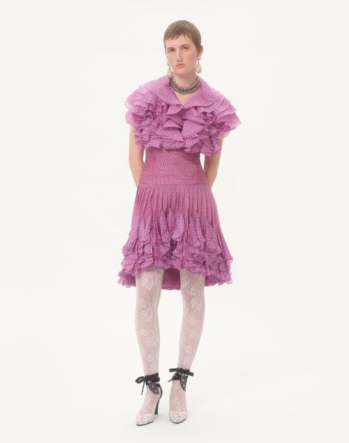 Valentino CHAQUETA DE ORGANZA CON ESTAMPADO PLUSDEPOIS Precio de fábrica