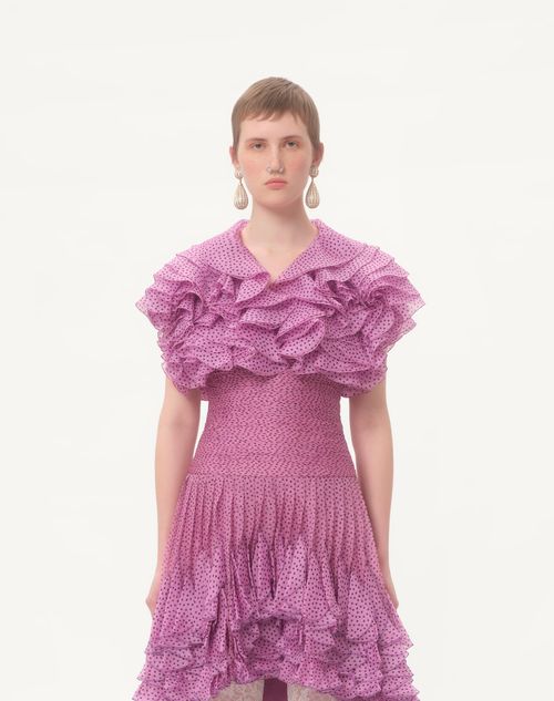 Valentino CHAQUETA DE ORGANZA CON ESTAMPADO PLUSDEPOIS Precio de fábrica