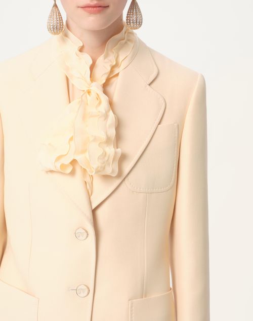 Valentino BLAZER DE CREPE COUTURE Superdescuento