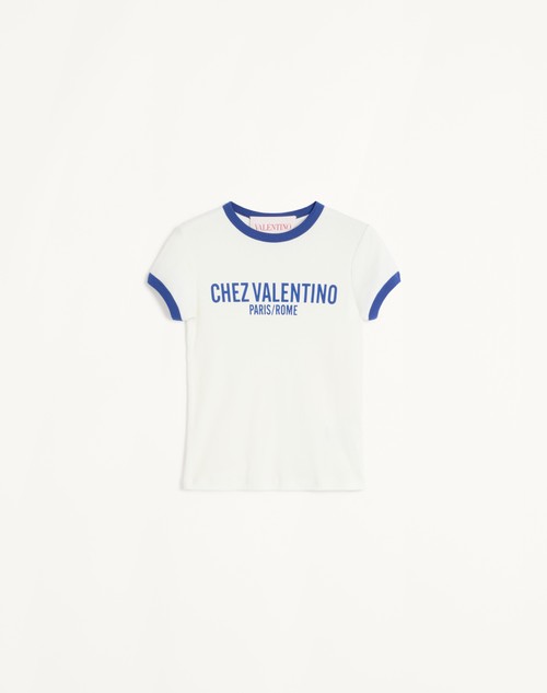 Valentino CAMISETA DE TEJIDO DE PUNTO DE ALGODÓN Precios de Black Friday