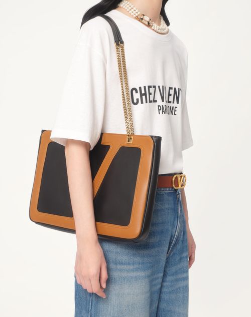 Valentino CAMISETA DE TEJIDO DE PUNTO DE ALGODÓN CON ESTAMPADO CHEZ VALENTINO En oferta