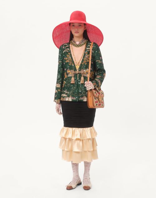 Valentino FALDA MIDI DE GEORGETTE LIGERO Descuento por venta flash