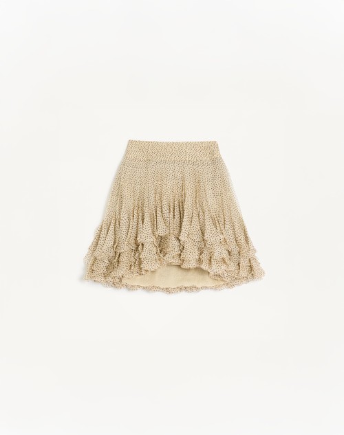 Valentino FALDA DE CHIFFON CON ESTAMPADO PLUSDEPOIS