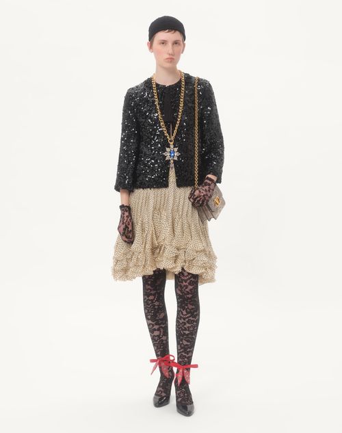 Valentino FALDA DE CHIFFON CON ESTAMPADO PLUSDEPOIS Ofertas especiales