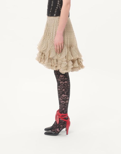 Valentino FALDA DE CHIFFON CON ESTAMPADO PLUSDEPOIS Ofertas especiales