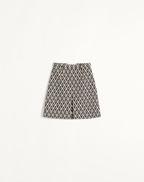 Valentino FALDA PANTALÓN DE JACQUARD TOUTE LA V Rebajas de fin de temporada
