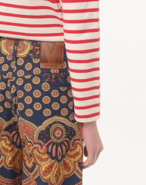 Valentino PANTALÓN DE MEZCLILLA Venta caliente