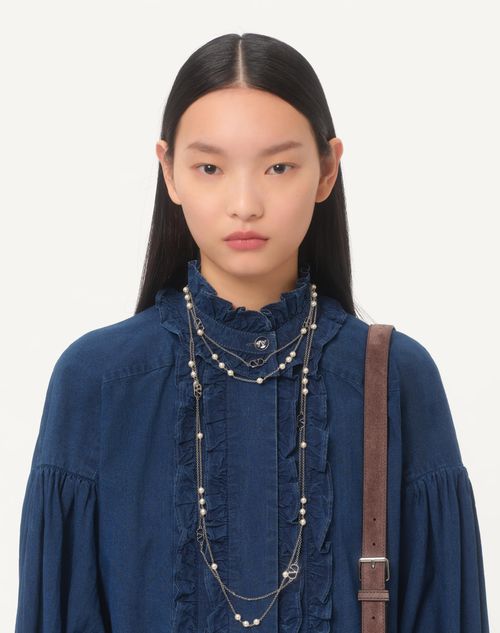 Valentino VESTIDO DE MEZCLILLA LIVIANA Ventas relámpago