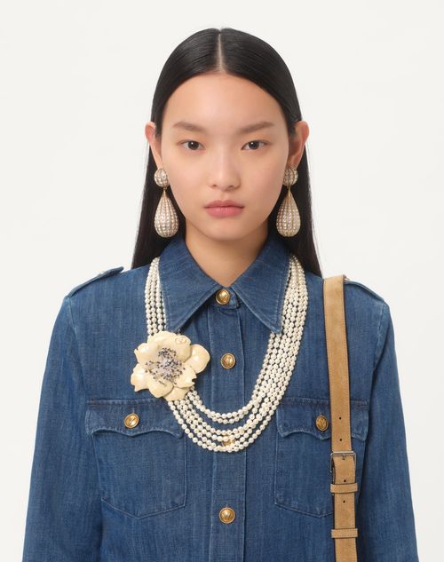 Valentino CAMISA DE MEZCLILLA LIVIANA Descuento