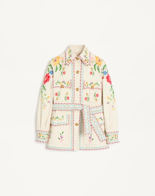 Valentino CHAQUETA BORDADA DE MEZCLILLA Tienda