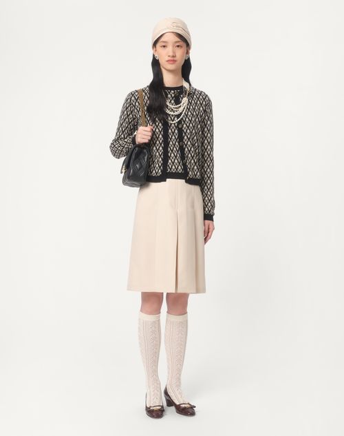 Valentino SUÉTER DE TOUTE LA V JACQUARD WOOL Mejor oferta