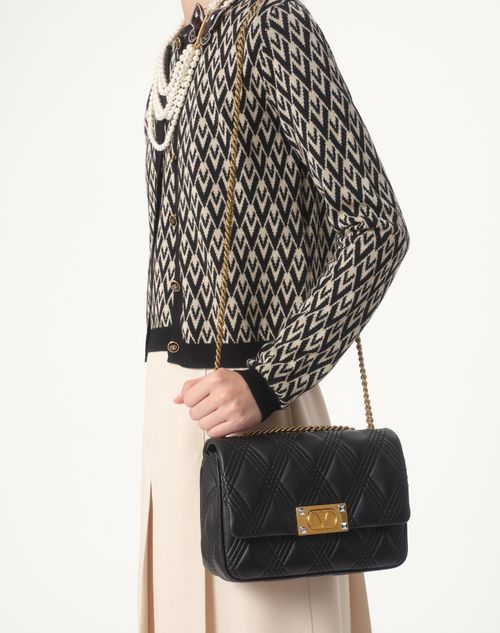 Valentino SUÉTER DE TOUTE LA V JACQUARD WOOL Mejor oferta