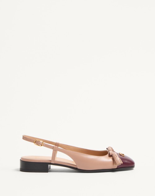 Valentino BALLERINA VALET DU ROI KID CON CORREA TRASERA Y TACÓN DE 25MMM Liquidación