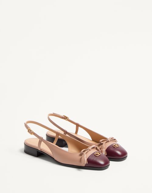 Valentino BALLERINA VALET DU ROI KID CON CORREA TRASERA Y TACÓN DE 25MMM Liquidación
