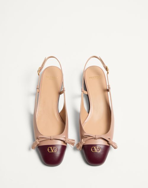 Valentino BALLERINA VALET DU ROI KID CON CORREA TRASERA Y TACÓN DE 25MMM Liquidación