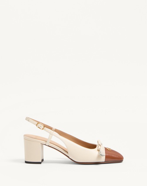 Valentino ZAPATO VALET DU ROI DE CABRITILLA CON CORREA TRASERA Y TACÓN DE 60MMM