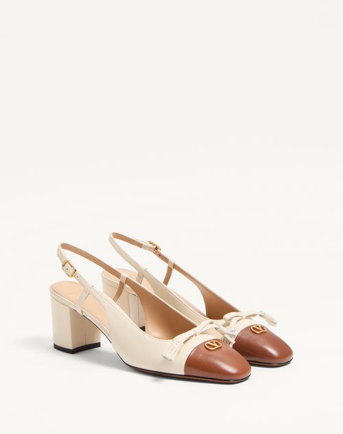 Valentino ZAPATO VALET DU ROI DE CABRITILLA CON CORREA TRASERA Y TACÓN DE 60MMM Envío internacional gratuito