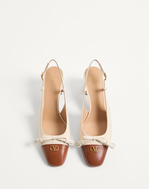 Valentino ZAPATO VALET DU ROI DE CABRITILLA CON CORREA TRASERA Y TACÓN DE 60MMM Envío internacional gratuito