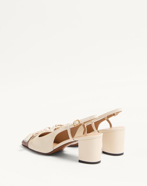 Valentino ZAPATO VALET DU ROI DE CABRITILLA CON CORREA TRASERA Y TACÓN DE 60MMM Envío internacional gratuito